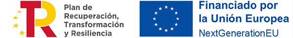 Plan de Recuperación, Transformación y Resiliencia. Financiado por la Unión Europea. NextGenerationEU.